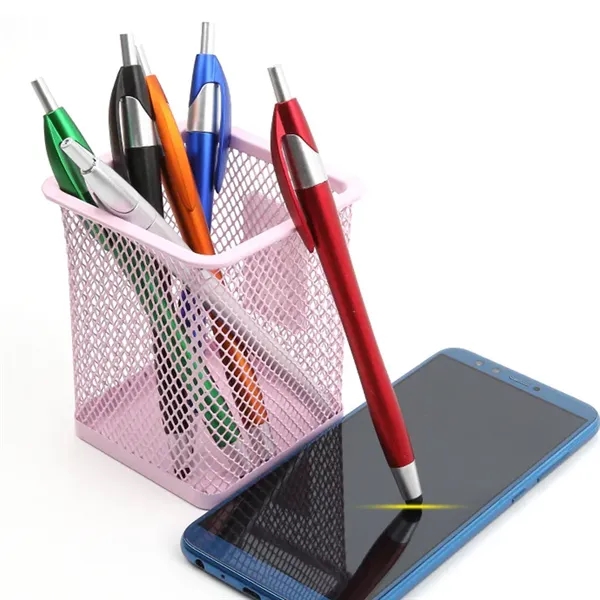 Capacitive 2 in 1 Ballpoint Pen with Stylus Tip Black Ink - Capacitive 2 in 1 Ballpoint Pen with Stylus Tip Black Ink - Image 2 of 3