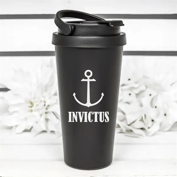 17 Oz. Laser Engraved Travel Coffee Tumblers With Handle - 17 Oz. Laser Engraved Travel Coffee Tumblers With Handle - Image 0 of 0