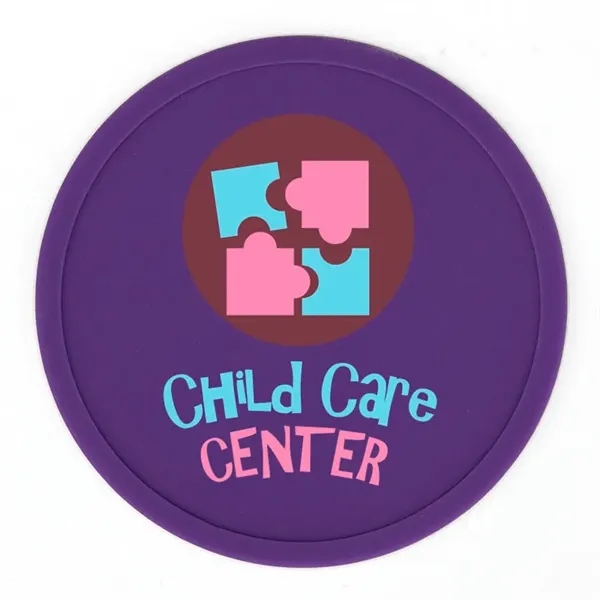 4 Inch Custom Silicone Drink Coasters - 4 Inch Custom Silicone Drink Coasters - Image 7 of 8