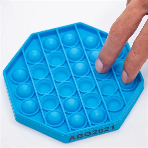 Custom Printed Silicone Push Pop Bubble Fidget Toys - Custom Printed Silicone Push Pop Bubble Fidget Toys - Image 5 of 5