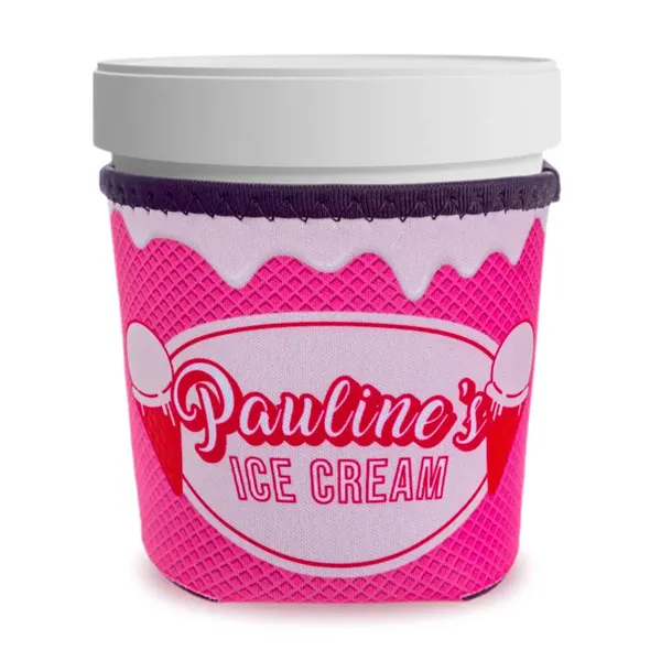 Full Color Neoprene Ice Cream Pint Sleeves - Full Color Neoprene Ice Cream Pint Sleeves - Image 0 of 0