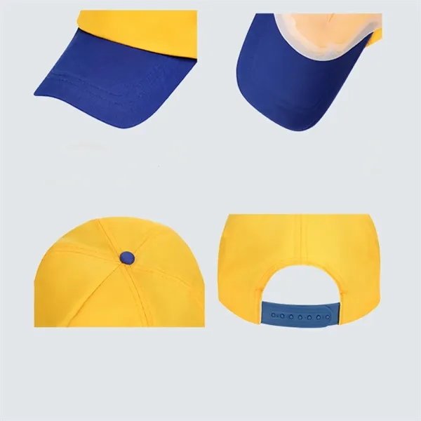 Unisex Colored Two Tone Plain Baseball Cap - Unisex Colored Two Tone Plain Baseball Cap - Image 1 of 2