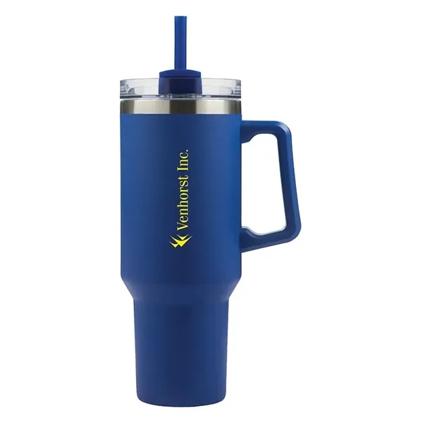 Lucas 40 oz. Double Wall, Stainless Steel Travel Mug - Lucas 40 oz. Double Wall, Stainless Steel Travel Mug - Image 33 of 37