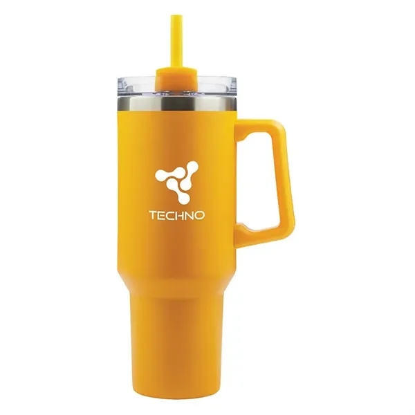 Lucas 40 oz. Double Wall, Stainless Steel Travel Mug - Lucas 40 oz. Double Wall, Stainless Steel Travel Mug - Image 37 of 37