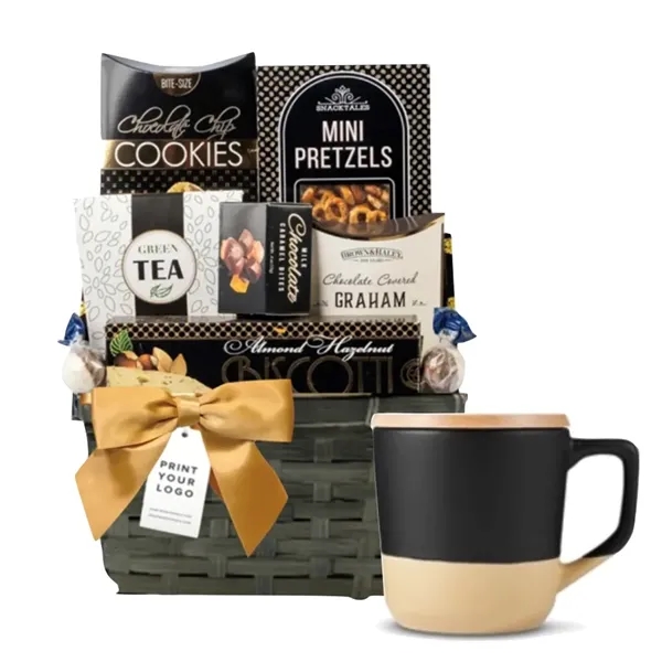 Branded Mug with Snack Gift Basket - Branded Mug with Snack Gift Basket - Image 1 of 2