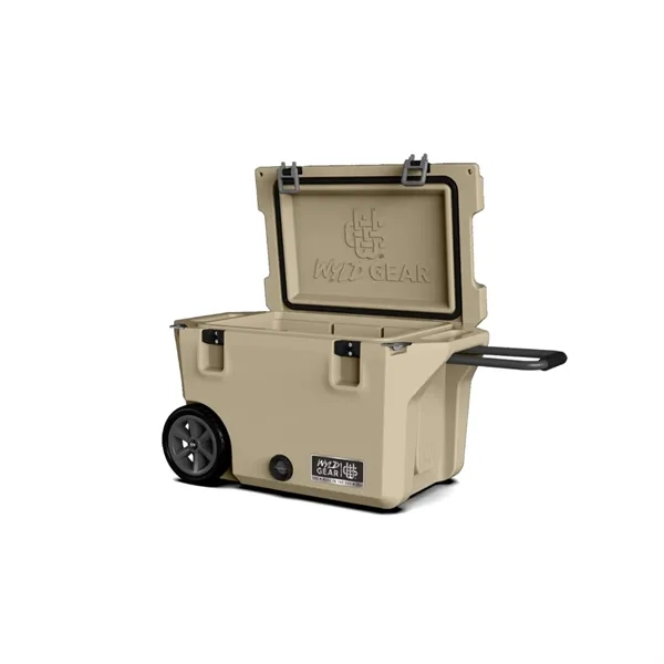 50 QT Wyld Gear® USA-Made Wheeled Hard Cooler (19" x 31")