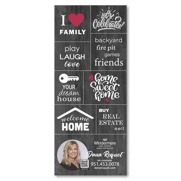 Business Card Magnet w/ 8 Message Magnets - Business Card Magnet w/ 8 Message Magnets - Image 0 of 1