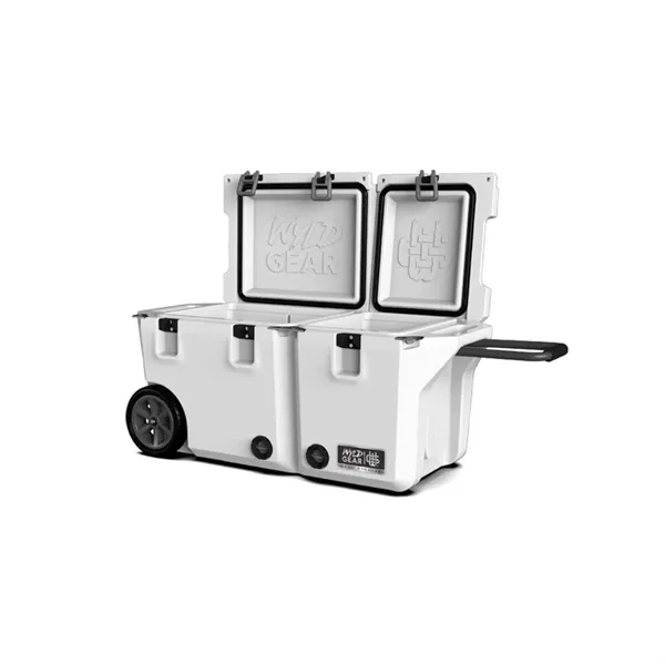65QT Wyld Gear® USA-Made Divided Wheeled Hard Cooler (19x14)