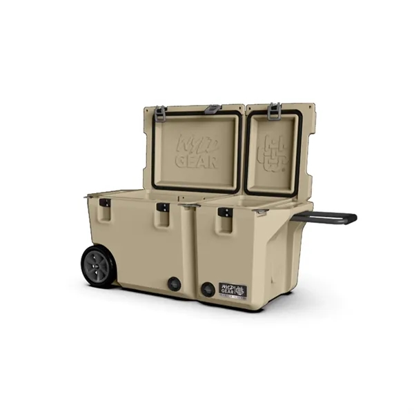 90QT Wyld Gear® USA-Made Divided Wheeled Hard Cooler (20x42) - 90QT Wyld Gear® USA-Made Divided Wheeled Hard Cooler (20x42) - Image 8 of 20