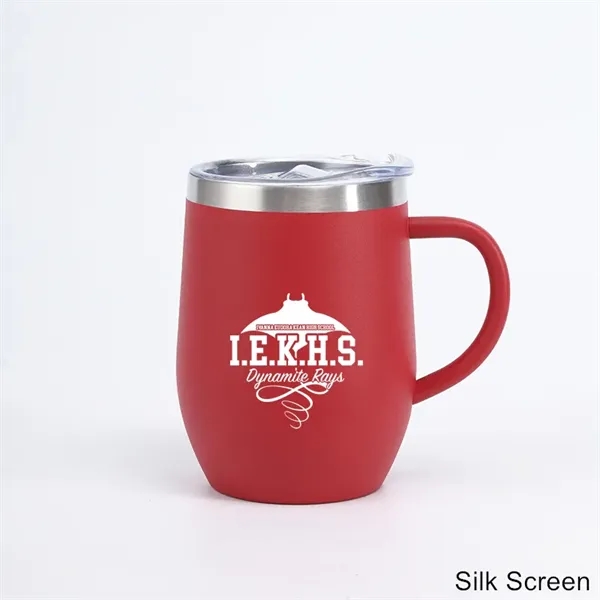 12 oz Stainless Steel Double Wall Insulated Coffee Mug - 12 oz Stainless Steel Double Wall Insulated Coffee Mug - Image 3 of 11