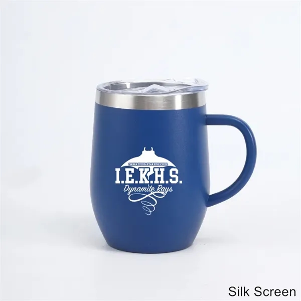 12 oz Stainless Steel Double Wall Insulated Coffee Mug - 12 oz Stainless Steel Double Wall Insulated Coffee Mug - Image 4 of 11