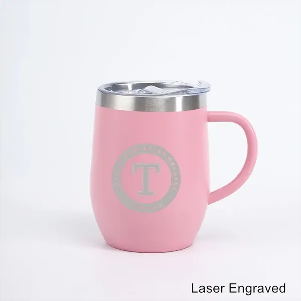 12 oz Stainless Steel Double Wall Insulated Coffee Mug - 12 oz Stainless Steel Double Wall Insulated Coffee Mug - Image 5 of 11