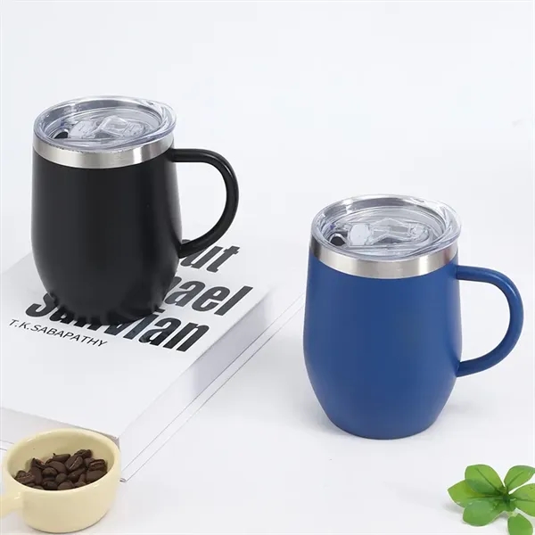 12 oz Stainless Steel Double Wall Insulated Coffee Mug - 12 oz Stainless Steel Double Wall Insulated Coffee Mug - Image 7 of 11