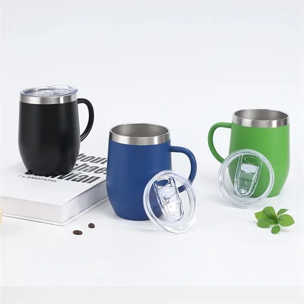 12 oz Stainless Steel Double Wall Insulated Coffee Mug - 12 oz Stainless Steel Double Wall Insulated Coffee Mug - Image 8 of 11