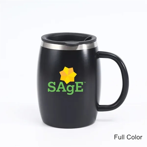 16 oz Insulated Double Wall Stainless Steel Coffee Cup - 16 oz Insulated Double Wall Stainless Steel Coffee Cup - Image 2 of 12