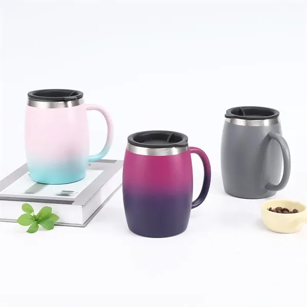 16 oz Insulated Double Wall Stainless Steel Coffee Cup - 16 oz Insulated Double Wall Stainless Steel Coffee Cup - Image 5 of 12