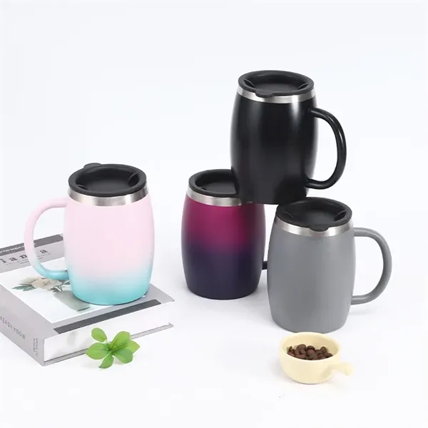 16 oz Insulated Double Wall Stainless Steel Coffee Cup - 16 oz Insulated Double Wall Stainless Steel Coffee Cup - Image 6 of 12