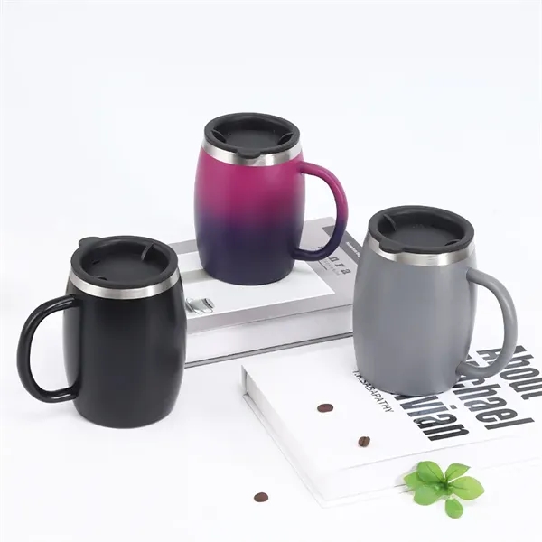 16 oz Insulated Double Wall Stainless Steel Coffee Cup - 16 oz Insulated Double Wall Stainless Steel Coffee Cup - Image 7 of 12