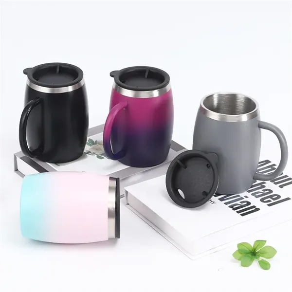 16 oz Insulated Double Wall Stainless Steel Coffee Cup - 16 oz Insulated Double Wall Stainless Steel Coffee Cup - Image 8 of 12