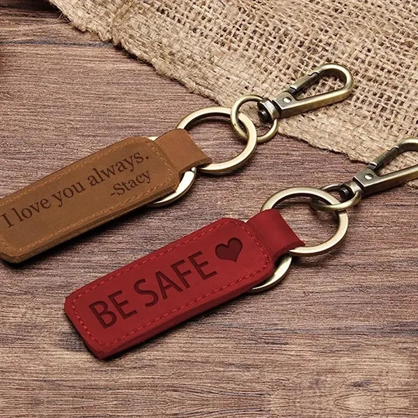 Leather Car Keychain - Leather Car Keychain - Image 5 of 7