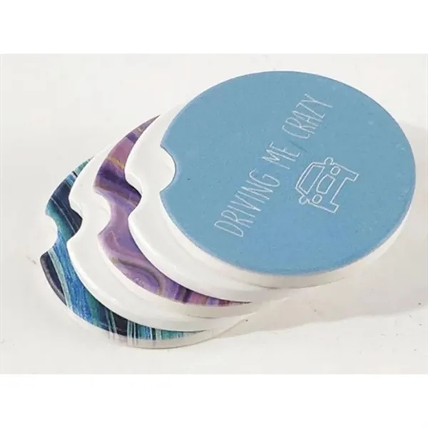 Absorbent Car Coasters - Absorbent Car Coasters - Image 2 of 2
