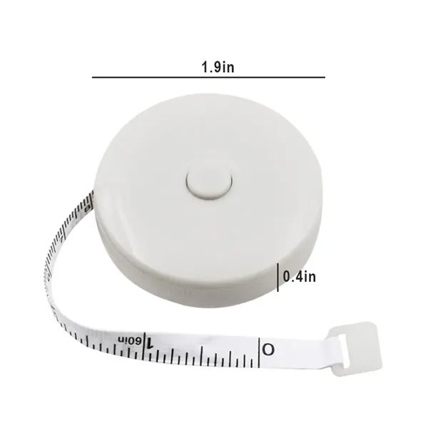 60" Mini Round Portable Automatic Measuring Tape - 60" Mini Round Portable Automatic Measuring Tape - Image 1 of 1