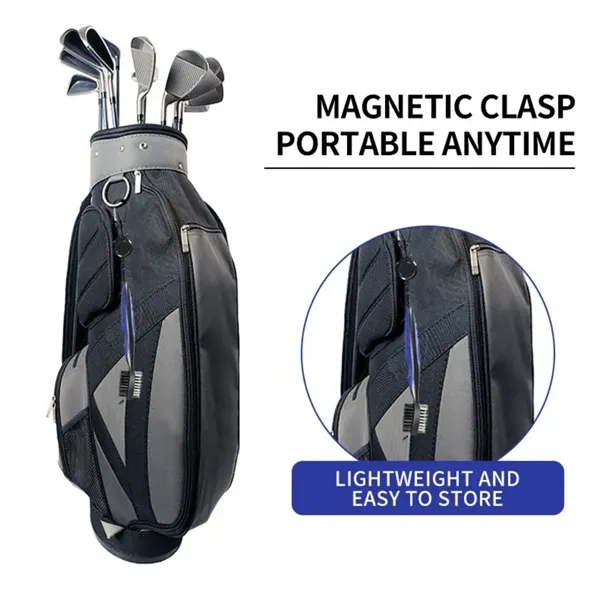Golf Club Brush and Groove Cleaner with Carabiner - Golf Club Brush and Groove Cleaner with Carabiner - Image 4 of 5