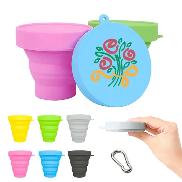 6OZ Collapsible Portable Silicone Coffee Cup - 6OZ Collapsible Portable Silicone Coffee Cup - Image 0 of 1