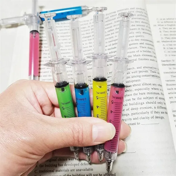 Macaron Syringe Ballpoint Pens - Macaron Syringe Ballpoint Pens - Image 4 of 4