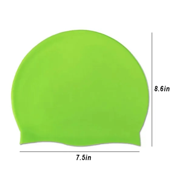 Colorful Adult Silicone Swimming Cap - Colorful Adult Silicone Swimming Cap - Image 1 of 1