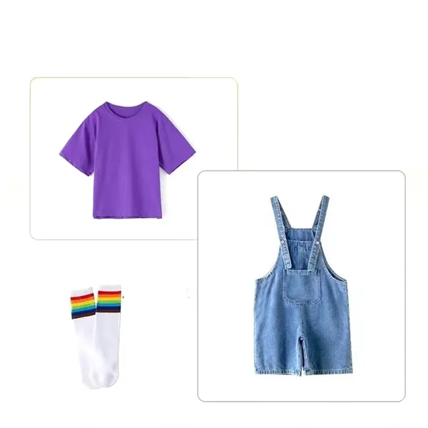 Children's T-shirt With Suspender Pants - Children's T-shirt With Suspender Pants - Image 3 of 14