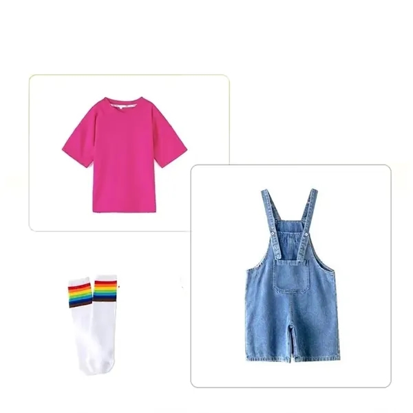 Children's T-shirt With Suspender Pants - Children's T-shirt With Suspender Pants - Image 6 of 14