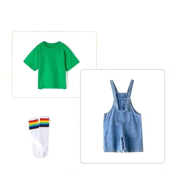 Children's T-shirt With Suspender Pants - Children's T-shirt With Suspender Pants - Image 9 of 14