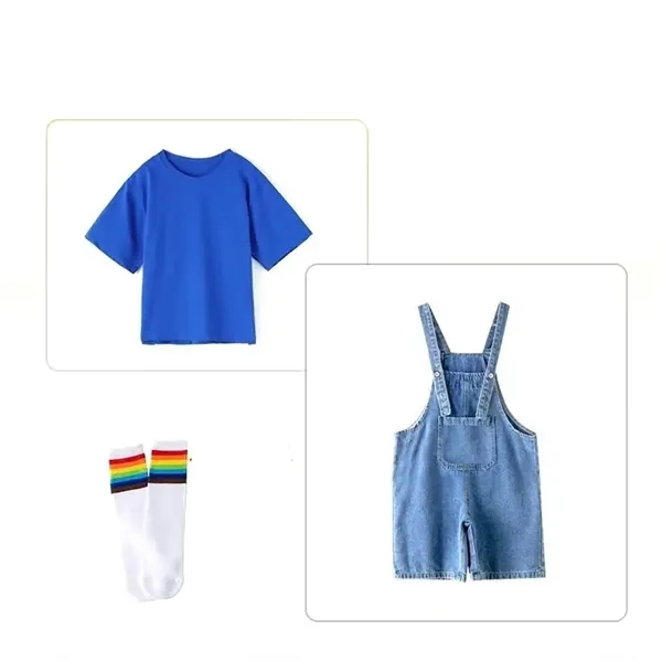 Children's T-shirt With Suspender Pants - Children's T-shirt With Suspender Pants - Image 10 of 14