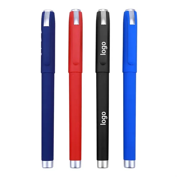 Frosted Ballpoint Gel Pen With Medium Point (0.5mm) - Frosted Ballpoint Gel Pen With Medium Point (0.5mm) - Image 0 of 2