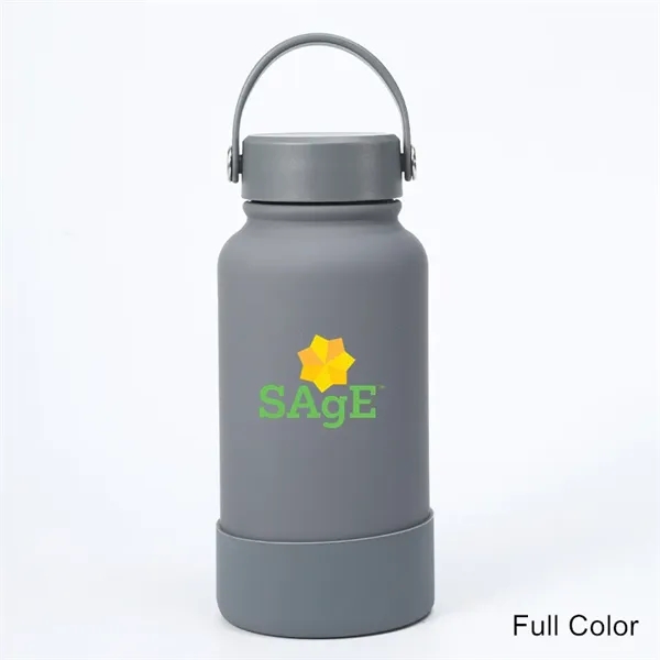 40 oz Insulated Water Bottles with Handle Lid Rubber Boot - 40 oz Insulated Water Bottles with Handle Lid Rubber Boot - Image 4 of 30