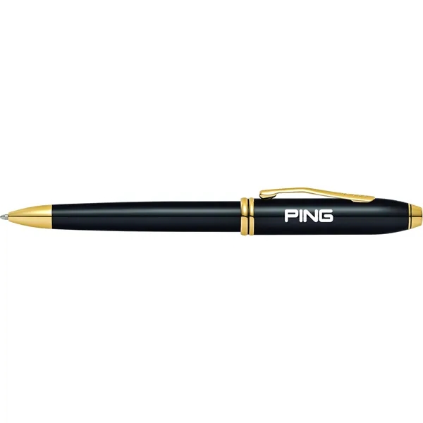 Townsend® Black Lacquer 23KT Gold Plated Ballpoint Pen - Townsend® Black Lacquer 23KT Gold Plated Ballpoint Pen - Image 1 of 4