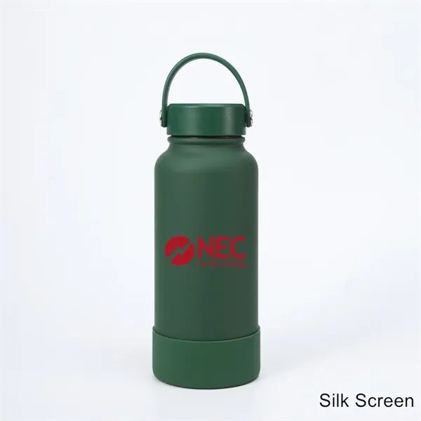 40 oz Insulated Water Bottles with Handle Lid Rubber Boot - 40 oz Insulated Water Bottles with Handle Lid Rubber Boot - Image 19 of 30