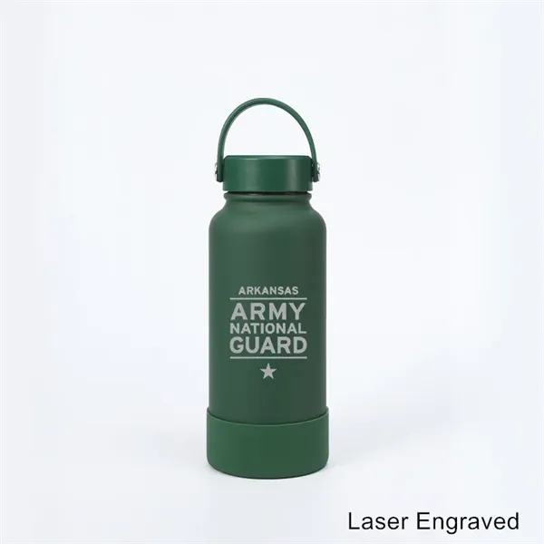 40 oz Insulated Water Bottles with Handle Lid Rubber Boot - 40 oz Insulated Water Bottles with Handle Lid Rubber Boot - Image 29 of 30