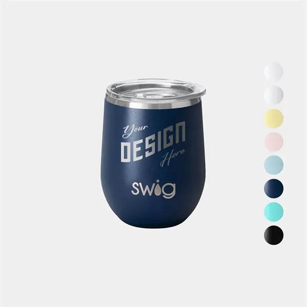12 oz SWIG® Stainless Steel Insulated Stemless Tumbler - 12 oz SWIG® Stainless Steel Insulated Stemless Tumbler - Image 0 of 8