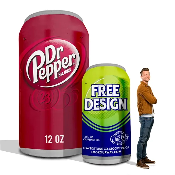 Custom Inflatable 15ft Can Set w/ Blower - Custom Inflatable 15ft Can Set w/ Blower - Image 1 of 5