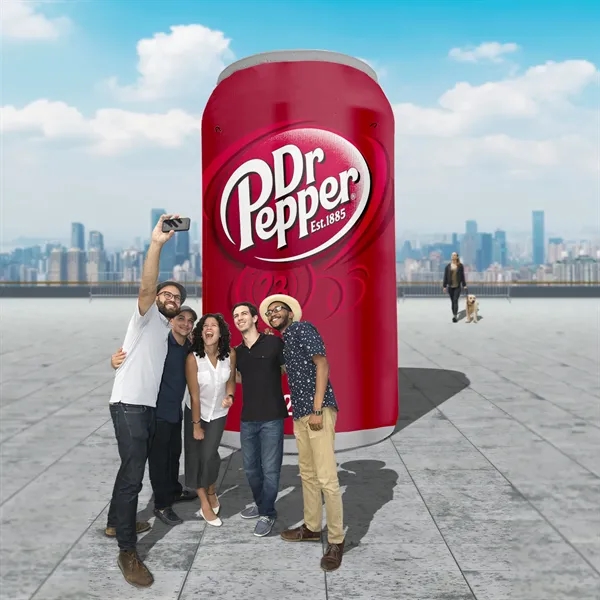 Custom Inflatable 15ft Can Set w/ Blower - Custom Inflatable 15ft Can Set w/ Blower - Image 4 of 5