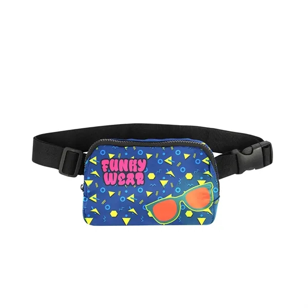 Custom All over print Belt Bag with Quick Turnaround Time - Custom All over print Belt Bag with Quick Turnaround Time - Image 2 of 3