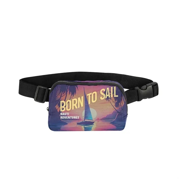 Custom All over print Belt Bag with Quick Turnaround Time - Custom All over print Belt Bag with Quick Turnaround Time - Image 3 of 3