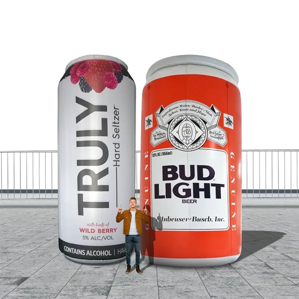 Custom Inflatable 20ft Can Set w/ Blower - Custom Inflatable 20ft Can Set w/ Blower - Image 0 of 5