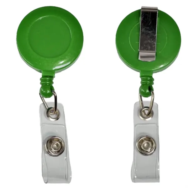 Retractable Round Badge Reel w/ Belt Clip - Retractable Round Badge Reel w/ Belt Clip - Image 15 of 15