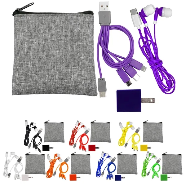 Recycled Colorful Type C Tech Set - Recycled Colorful Type C Tech Set - Image 14 of 19
