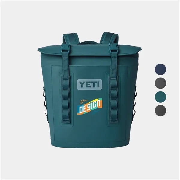 20-Can YETI® Insulated Soft Cooler Backpack 17" x 16" - 20-Can YETI® Insulated Soft Cooler Backpack 17" x 16" - Image 0 of 8