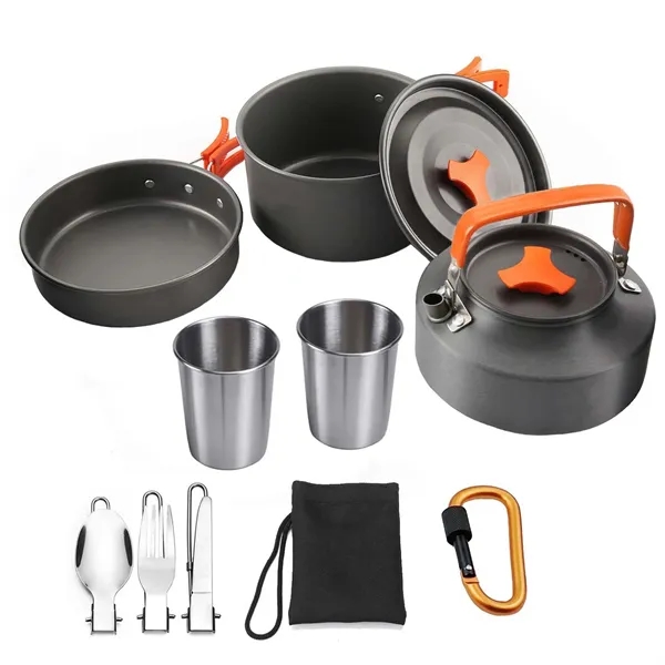 Portable Camping Cookware Kit 11 In 1 - Portable Camping Cookware Kit 11 In 1 - Image 0 of 5