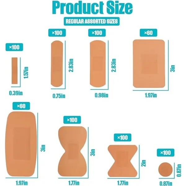 Coustom Assorted Sizes Fingertip Bandages - Coustom Assorted Sizes Fingertip Bandages - Image 1 of 2